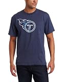 NFL Men's Tennessee Titans Vintage Logo III Short Sleeve Basic Tee (Navy Heather, Small)