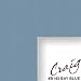 20×30 Matting for Picture Frame Custom Cut Mat Board Bay Blue with Cream Core (B143MAT)