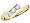 Diamond Anniversary Three Stone Ring 1 Carat (ctw) in 14K Yellow Gold, Size 5.5