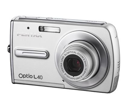 Pentax - Optio L40 - Appareil photo num�rique - Ecran TFT 2,5 - Stabilis� - CCD 8,5 Mpixels - Zoom optique x3 - Bo�tier m�tal -