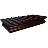 Wine Bottle Shelf - Rosewood Finish