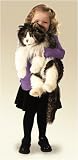 Plush Ragdoll Cat Puppet 28