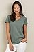 Fair Indigo Pocket V-neck Fair Trade Organic Tee