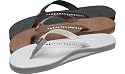 Womens Rainbow Sandals Single Layer Narrow Strap White Crystal