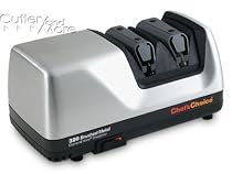 Chef's Choice 320 Diamond Hone 2-Stage Electric Knife Sharpener, Brushed Metal