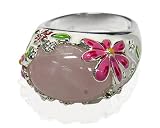 Pink Floral Ring by David Sigal