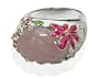 Pink Floral Ring by David Sigal