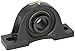 Sealmaster SPM-27C CXU Pillow Block Ball Bearing, Non-Expansion Type, Medium-Duty, Regreasable, Set Screw Locking Collar, Contact Seals, Noise Tested, AC Housing Fit, Cast Iron Housing, 1-11/16" Bore, 2-3/8" Base to Center Height, 6-1/2" Bolt Hole Spacing Width, ?2 degrees Misalignment Angle