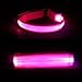 Runners Led Armband Jogging Safety Lights Night Walking Reflective Running Gear Pink Flashing