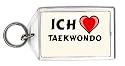 Ich liebe Taekwondo Schlüsselhalter
