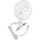 Comfort Zone CZ6C - 6" Clip-On Fan, White