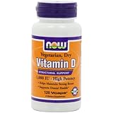 NOW Foods Vit D-2 1000Iu High Potency, 120 Vcaps