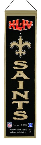 New Orleans Saints Super Bowl Collection Banner