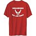 T-Shirt Mens Red  Bouldering - U.S. AIR FORCE  Sports