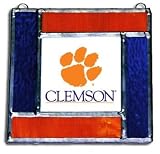 NCAA Clemson Tigers 6 x 6 Suncatcher