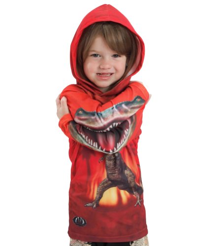 Kids T-Rex Hoodie Shirt