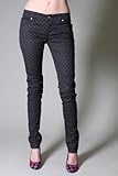 Tripp NYC Skinny T-Jean Pants in Dark Grey/Black, Size: 0, Color: Dark Grey/Black