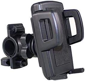 Recomfit® Universal Bicycle Bike Cycling Motorbike Motorcycle Mount Holder Cradle Stand Clip for Cell Phone , Smartphone, Adjustable Width From 43mm-90mm, Black
