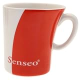 Senseo Design Tasse en porcelaine (crème-blanche/rouge)