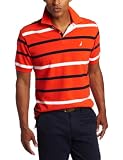 Nautica Mens Short Sleeve 6 Feed Stripe Shirt