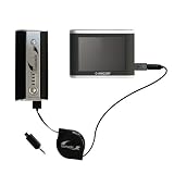 High Capacity Rechargeable External Battery Pocket Charger for the Amcor Navigation GPS 3600 3600B - uses Gomadic TipExchange Technology