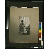 [Woman seated with crossed legs in front of sheer curtains]|Mary A. Bartlett. Reprint (8 x... by Blackstone Lithographs