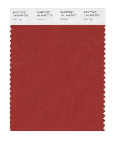 PANTONE SMART 18-1449X Color Swatch Card, Ketchup