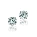Bria Lou 14k Gold Round-Cut Genuine Natural or Created Gemstone 6mm Solitaire Stud Earrings