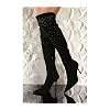 Moda In Pelle Zero Black Suede Knee Boots
