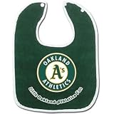 Oakland Athletics Two-Toned Snap Baby Bib