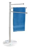 Wenko 17915100 Handtuch- und Kleiderst&auml;nder Water - Edelstahl rostfrei, 48.5 x 86.5 x 28.5 cm