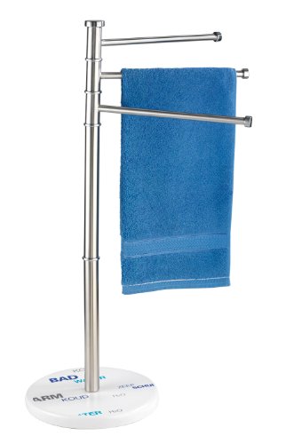 Wenko 17915100 Handtuch- und Kleiderst&auml;nder Water - Edelstahl rostfrei, 48.5 x 86.5 x 28.5 cm