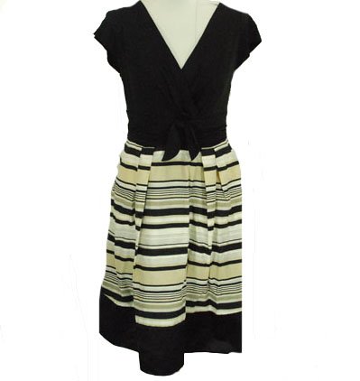 Anne Klein V Neck Dress