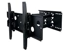 NEW GorillaMounts Universal Heavy Duty Dual Arm Swivel Swiveling Tilt Tilting Articulating Full Motion Corner Cantilever Wall Mount Bracket For Fits Vizio 32 37 40 42 46 50 52 55 LED LCD Plasma VOJ370F1A VU37LHDTV10A VW37LHDTV40A VO370M VL370M SV370XVT VA370M VO42LFHDTV10A VO47LFHDTV10A VS42LFHDTV10A VW42LFHDTV10A VW46LFHDTV10A SV420M SV470M VL470M VL420M SV421XVT SV471XVT VT420M VT470M VO420E VO400E SV472XVT SV422XVT XVT472SV VP504FHDTV10A VF550XVT1A VF550M VF551XVT VF552XVT