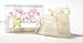 Baby Keepsake: Champagne Toast Heart Design Personalized Fresh Linen Scented Bath Sal (Set of 20)
