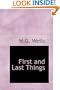 First and Last Things