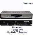 Homecast T 8000 PVR 250 GB DVB-T Receiver, Twin Tuner