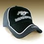 Ford Mustang Pony Black & Gray Baseball Hat