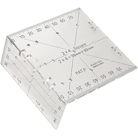 【クリックでお店のこの商品のページへ】ラクダ ツーバイフォー定規