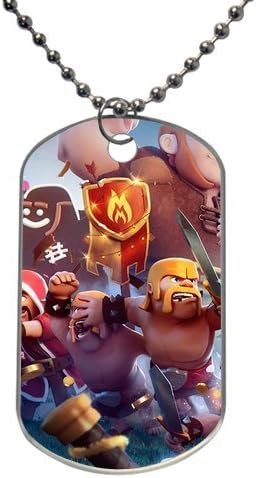 Popular Clash Of Clans Custom OvaL Dog Tag Pet Tag Cat Animal Tag Mark Lewisknowyou for you