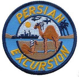 US War on Terror Embroidered Iron On Patch - Desert Warfare Collection - Persian Excursion Camel Applique