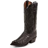 Mens Tony Lama 13 Exotic Ostrich Pull On Western Boots by Tony Lama