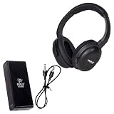 Pyle Wireless Headphones and Amplifier Package - PIH20 UHF Wireless Headphones with iPhone/iPod Dock Transmitter and Aux Input - PHE3AB Headphone Amplifier with Bass Boost