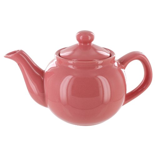 English Tea Store 2 Cup Teapot Rose Gloss Finish