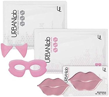 URBANLab Face Care Program 3 Packs,set (Eye Shape Up+ Spot Treatment Cheek + Moisture Lip Mask) (2set)