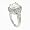 Classic Engagement Ring w/Oval Brilliant White CZ Size 6