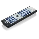 Philips SRU3006/27 Universal Big Button 6 in 1 Remote (Silver/Black)