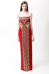 Beaded Applique Crystal Crystals Lace Chiffon/Taffeta/Tulle Evening Dress/Party Dress 