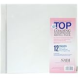 MBI by MCS 12-Inch by 12-Inch Scrapbook Expansion Pages, 6 sheet Count, 12 pages