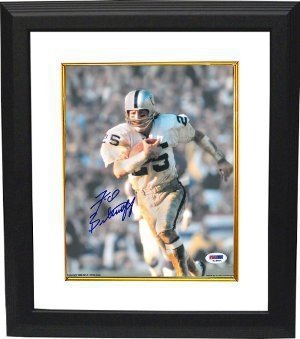 Fred Biletnikoff Autographed/Hand Signed Oakland Raiders 8x10 Photo Custom Framed- PSA DNA Hologram